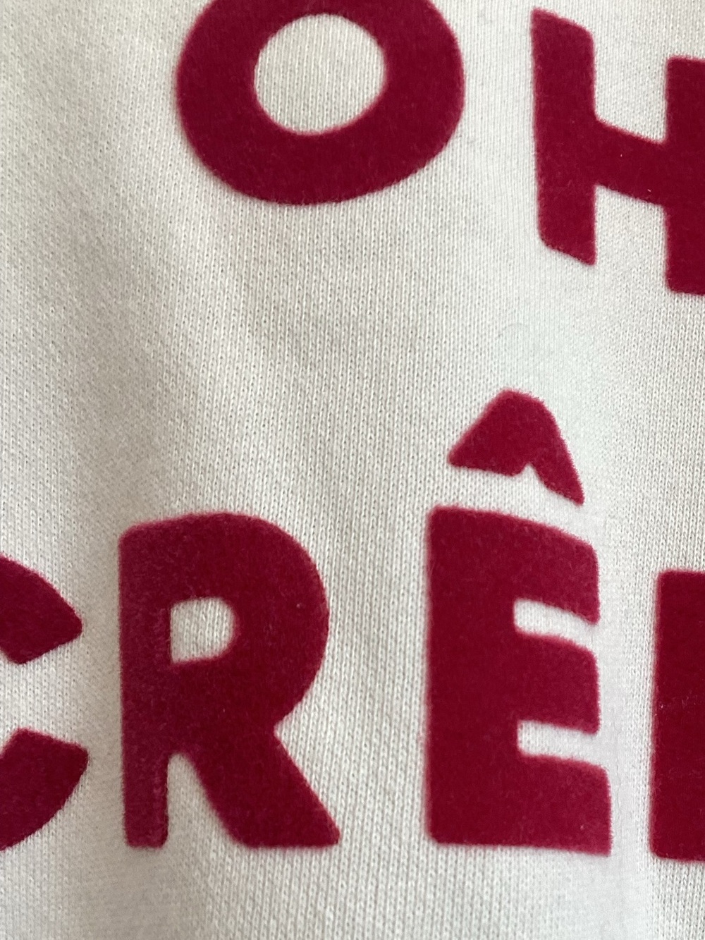 🇫🇷Anthroplogie Long-Sleeve Sweatshirt Maeve Novelty Oh Crêpe NEW Large - Picture 7 of 13